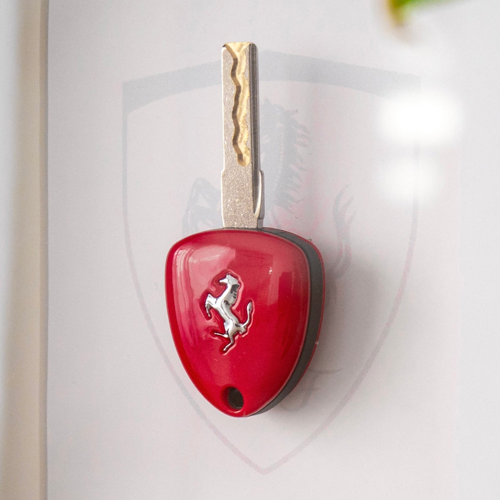 Clé de Ferrari Spider Encadrée - QR Code