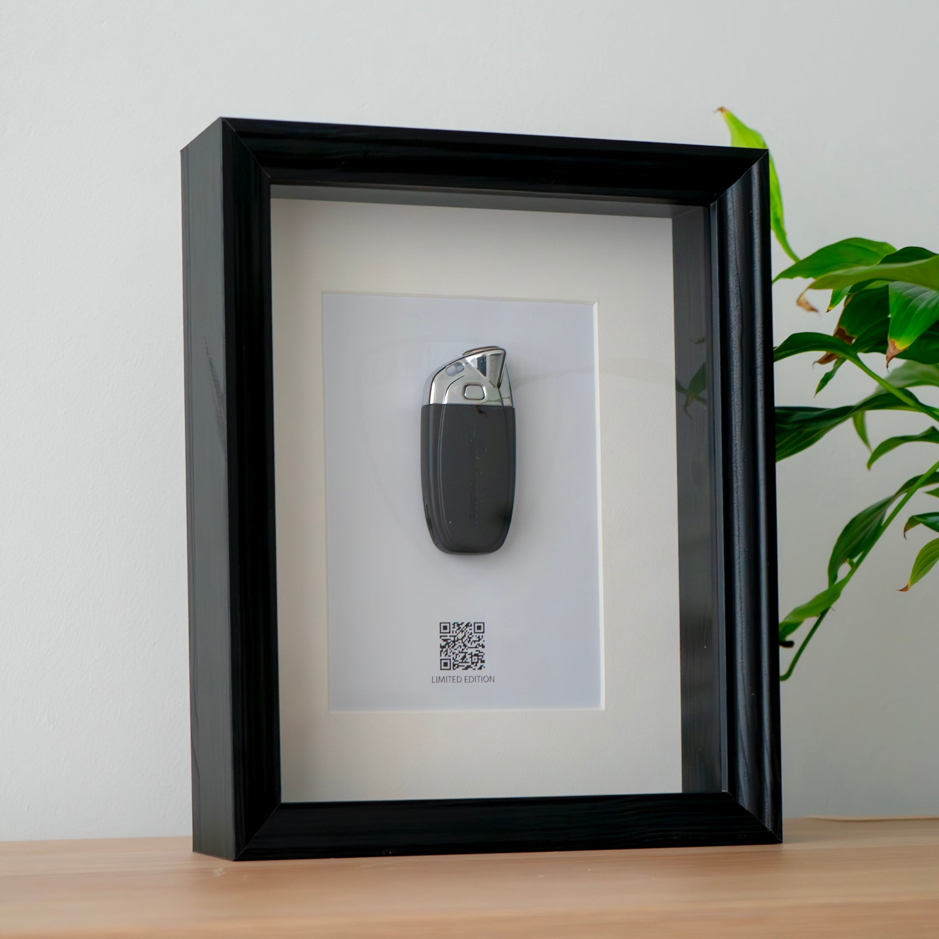 Lamborghini key decoration framed