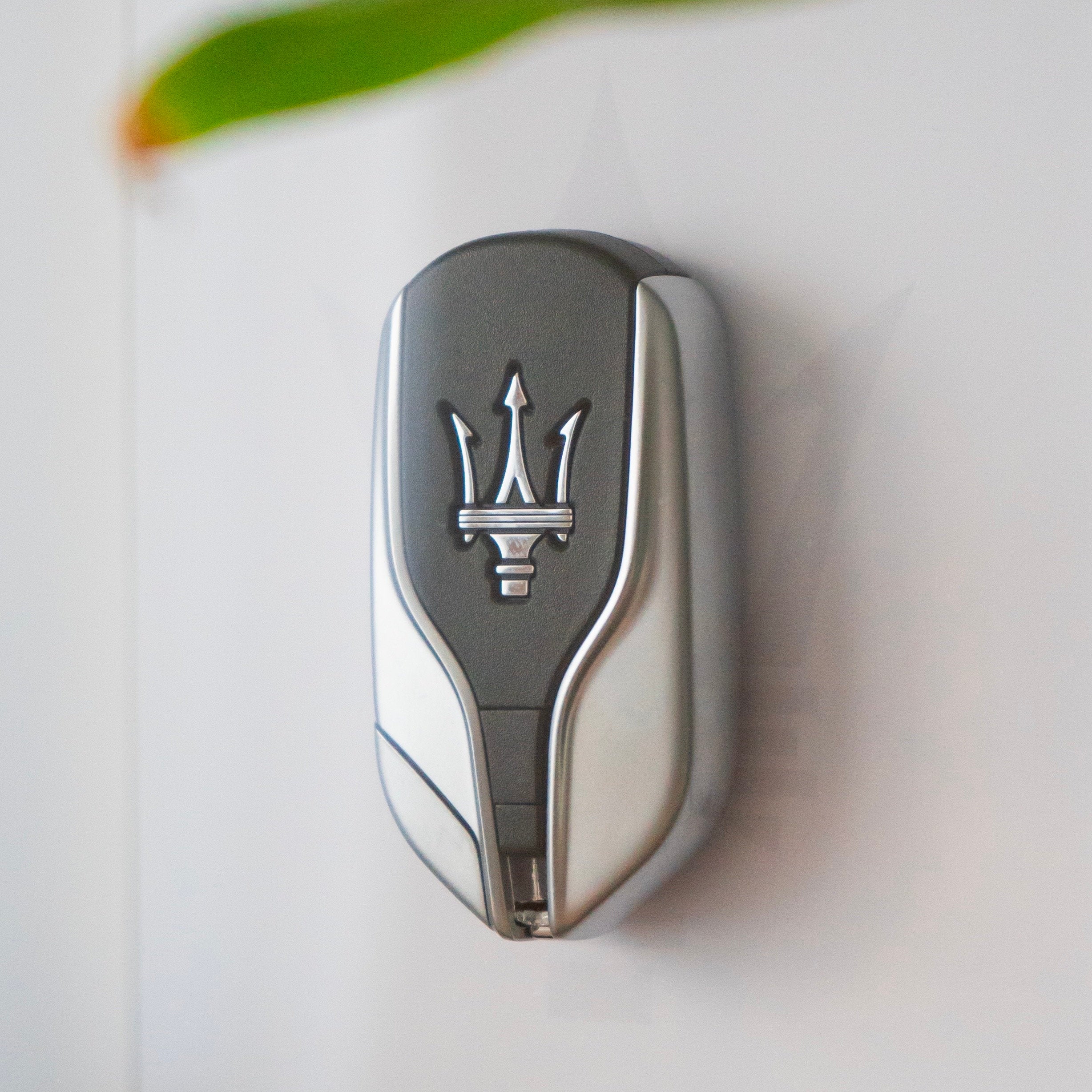 Framed Maserati key decoration