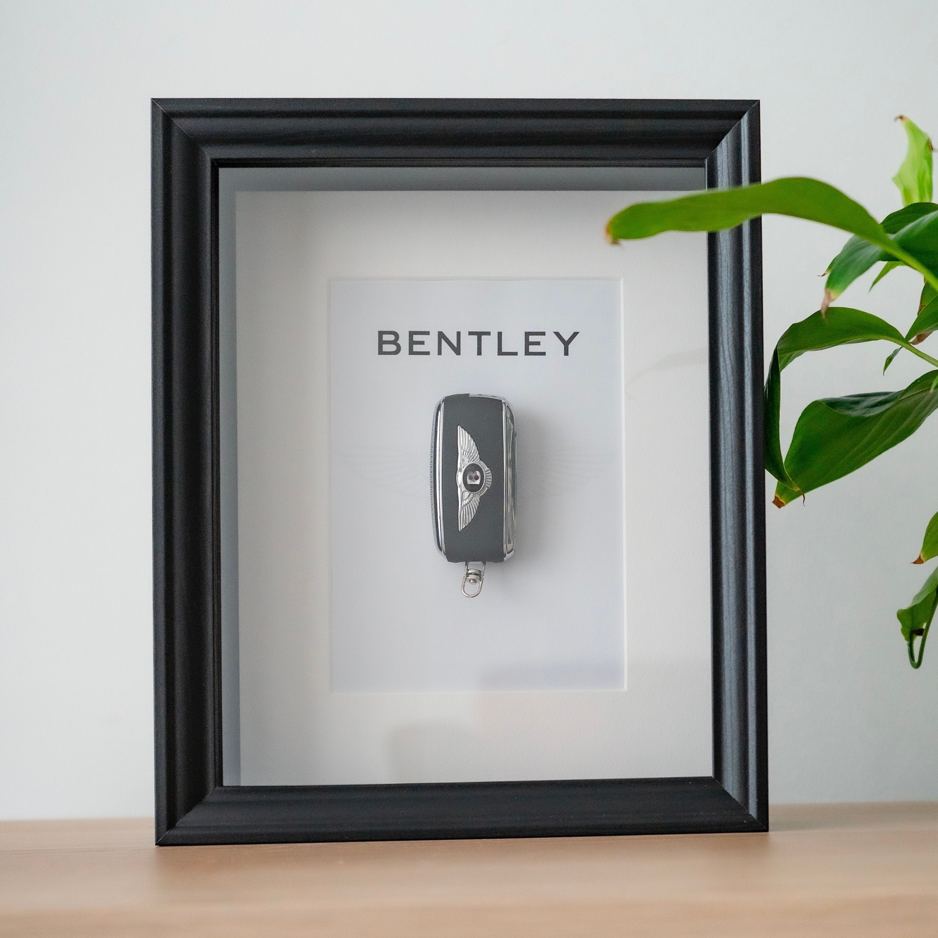 Framed Bentley Continal Key Decoration