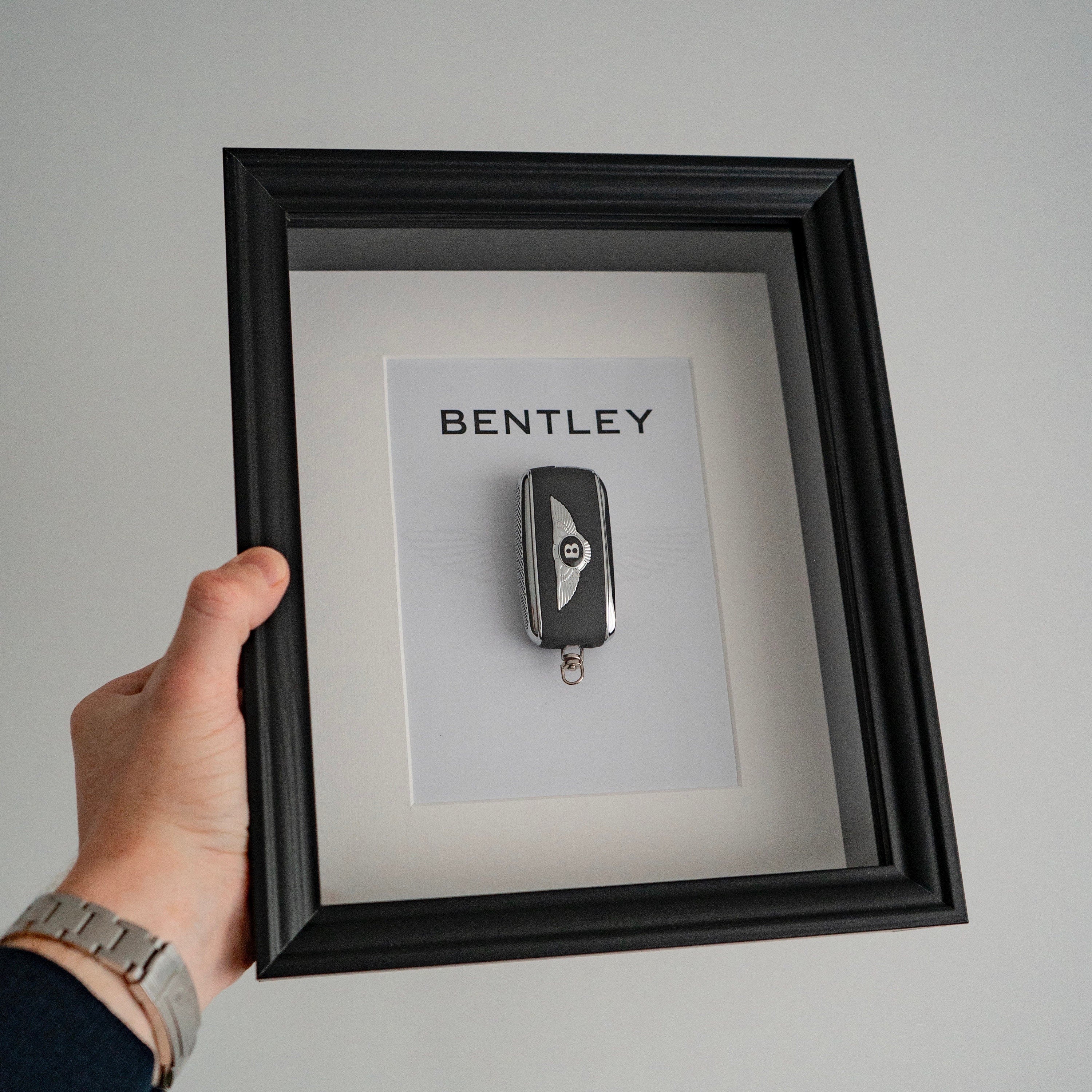 Framed Bentley Continal Key Decoration